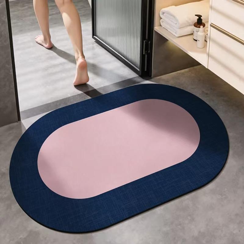 Bathroom absorbent diatom mud toilet  doormat toilet toilet floor mat toilet carpet