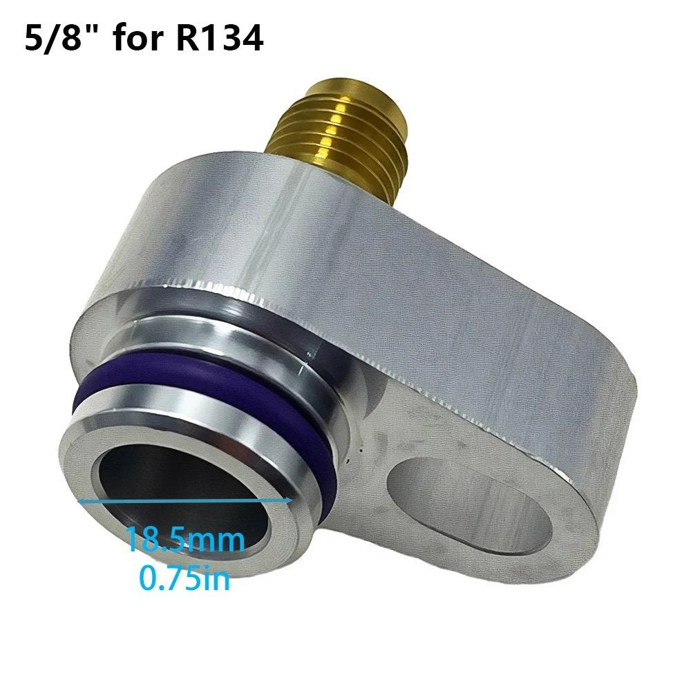 1 шт. Штекер для обнаружения утечек R134/R12 Металлический 3/8" 1/2" 5/8" 3/4" Штекер для утечки кондиционера Штекер конденсатора