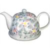 Ranchant Gray Dami Flower Arita Made In Japan (M) Teapot, Multi, 17.2x11x9.3cm, Design, Ware,