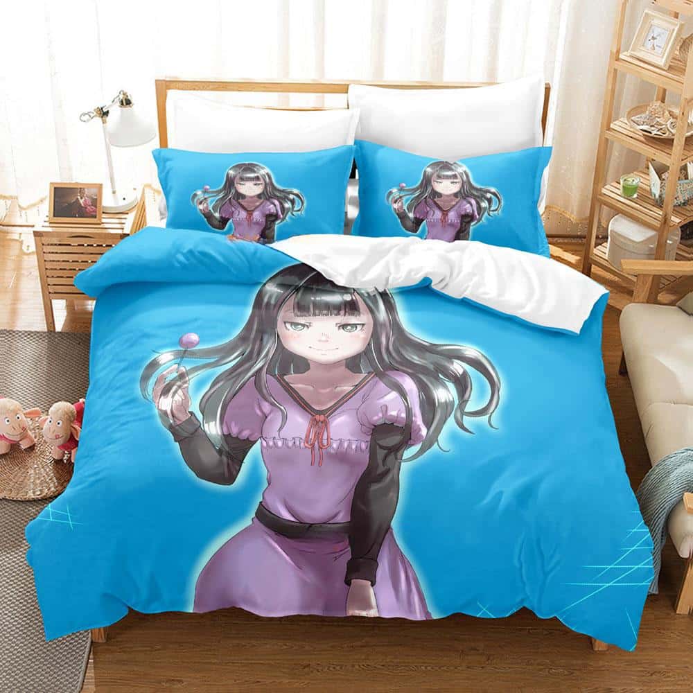 New Kawaii Hi Score Girl Bedding Set Single Twin Full Queen King Size Bed Set Adult Kid Bedroom Duvet Cover Sets Girls Anime Bed