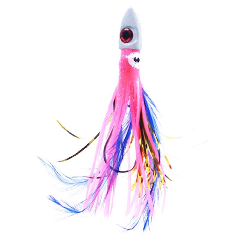 3cm 17g Artificial Soft Silicone Fishing Tackle Saltwater Octopus Bait Squid Skirt Lure long tail