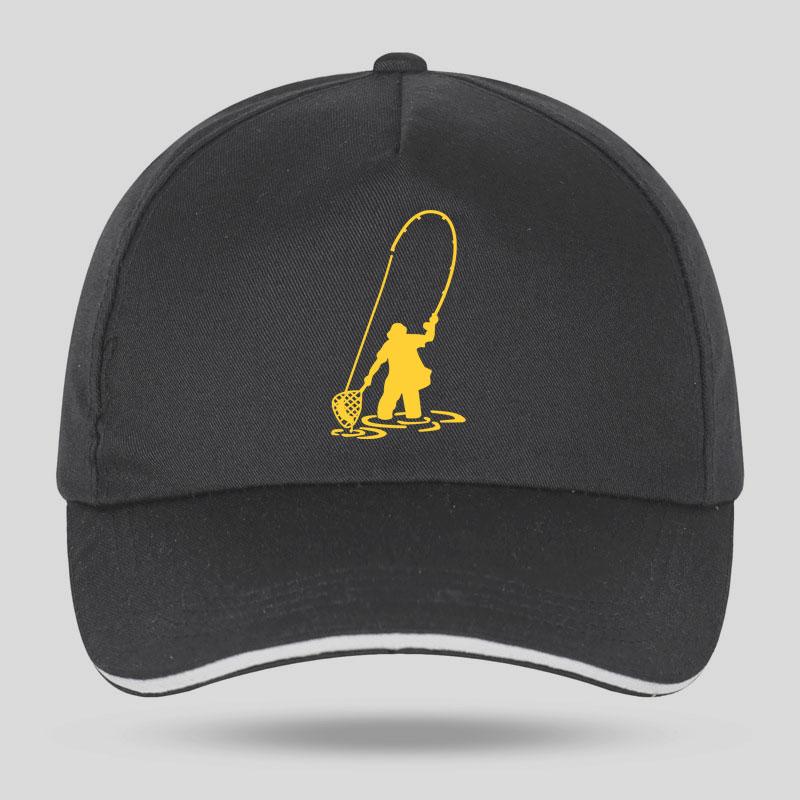 New Unisex Women Fashion Fly Fishing FisherUnisex Trout Fish Funny Baseball Caps for Hip Hop Cotton Trucker Cap Bone Dad Hats