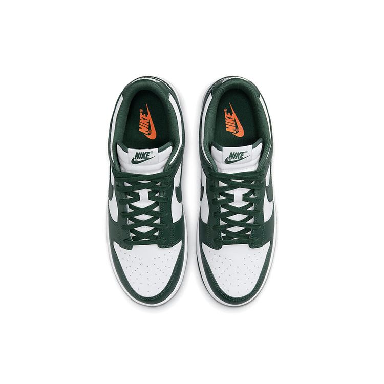 Nike Кроссовки унисекс Dunk Low Michigan State Green White Team-Green DD1391-101