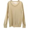 AKM Long Sleeve Sweater M Beige Knit Men's Used