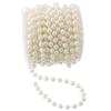 8mm Ivory Pearl Strands 33 Feet Pearl Garland DIY Crafts Faux Pearl Beads  Wedding
