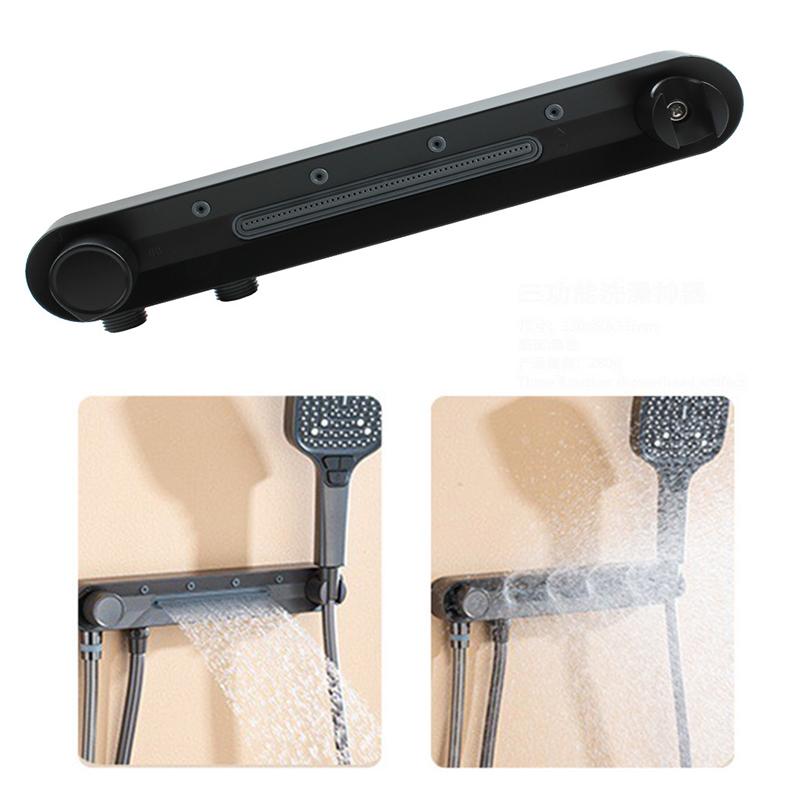 Bathroom Shower Head Massage Waist and Back Rinse Shower Head High Pressure Water Saving Anti Fall Bathroom Accessories