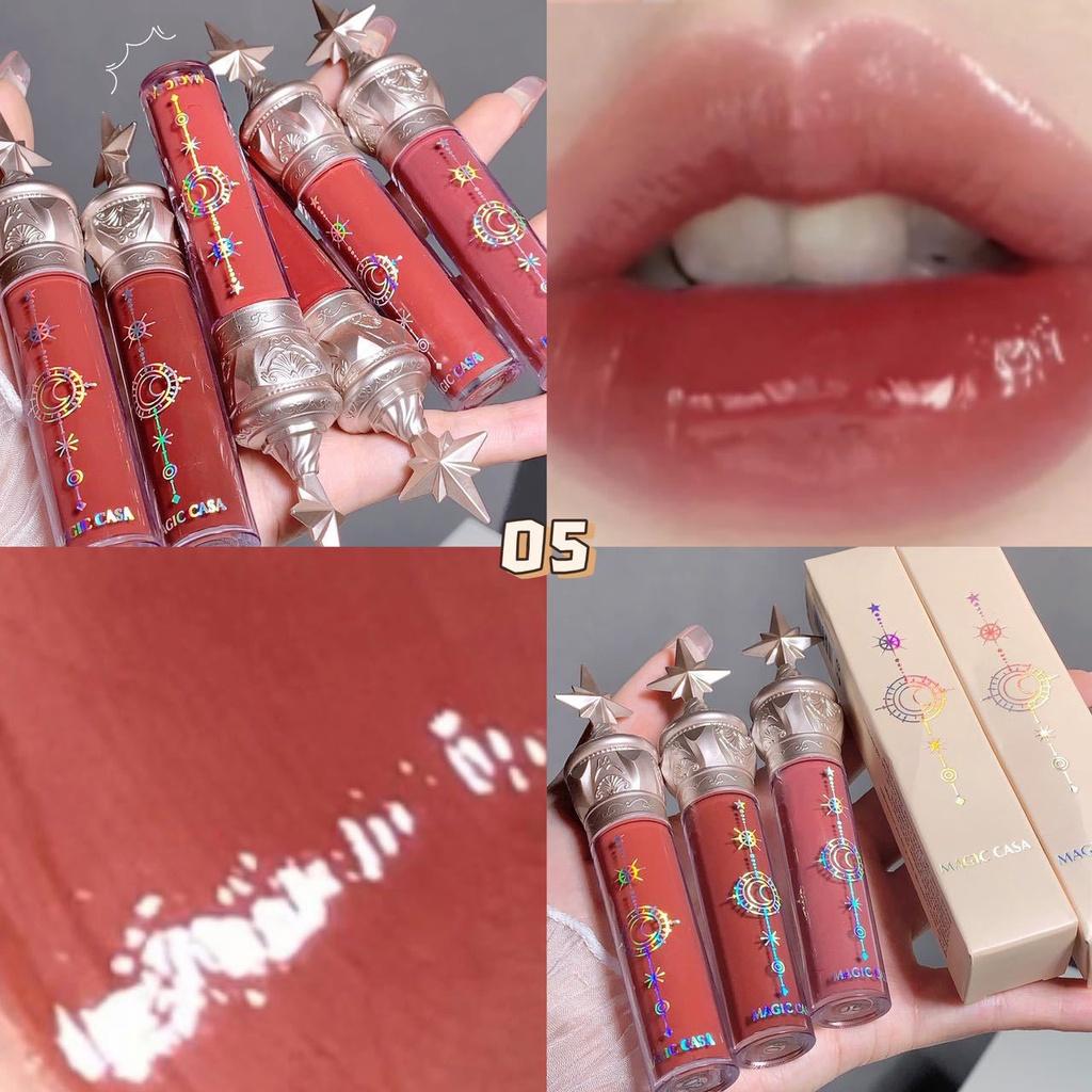 2025 Новый увлажняющий блеск для губ Mirror Lip Gloss Set Glass Glow Matte Lip Tint Lipstick Star Cosmetics