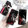 Мягкий черный чехол для телефона B-Berserk G-Guts для iPhone 17/16/15/14/13/12/11 Plus/Pro Max/XS Совместим с несколькими моделями телефонов