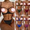 Sexy and fashionable lace underwear, underwear pajamas, steel rings, pajamas, garter straps