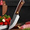 Маленький кухонный нож из нержавеющей стали, нож для обвалки, кухонный нож для охоты, кемпинга, ручная ковка, подходит для выживания на открытом воздухе в кемпинге