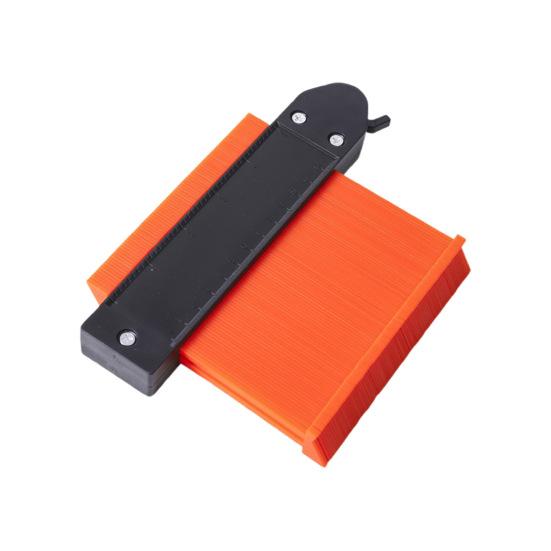 Contour Gauge Compact Design Portable Multipurpose Profile Copy Contour Gauge Standard Pipe Tile Wood Laminate Measuring Tool