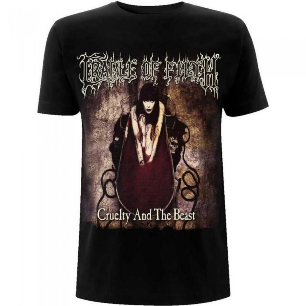 Унисекс хлопковая футболка для взрослых Cradle Of Filth Cruelty & The Beast