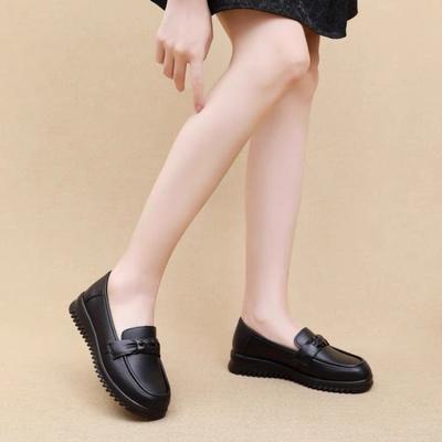 Темпераментные модные осенние новые туфли для среднего возраста, мягкая подошва, легкие, износостойкие женские туфли