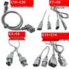 Сетевой удлинитель C13 на C14, C7 на C8, C19 на C20, штекер-гнездо, Figure-8, для сервера