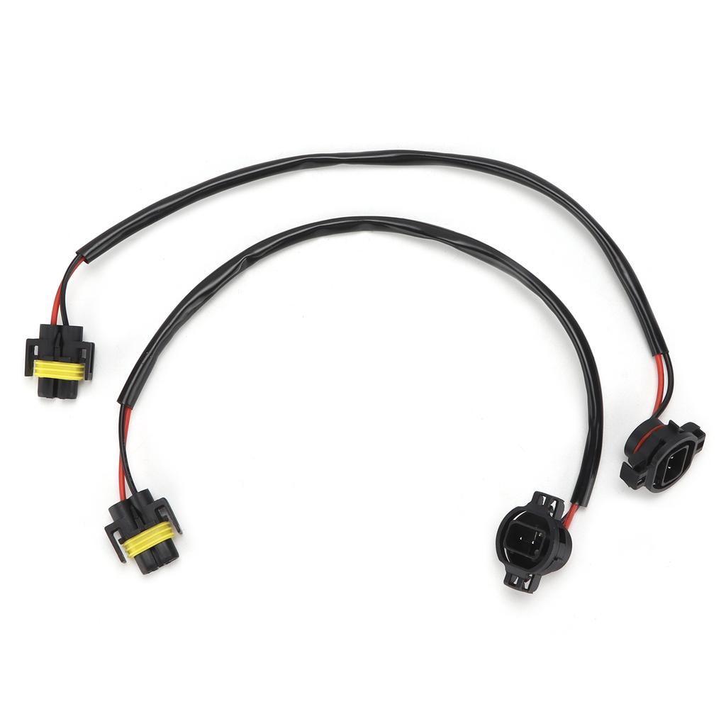 H16 5202 Male To H11 Female Pigtail Socket Headlight Fog Light Replacement for Wrangler JK JL