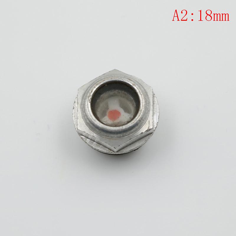 1 шт. 16-48 мм наружная резьба металлический воздушный компрессор смотровое стекло уровня масла