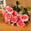 1 букет/12 головок в европейском стиле, декор комнаты, романтические французские искусственные цветы розы