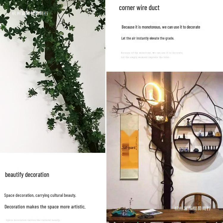 Обертка для трубки из коры: Наклейка на стену и чехол на колонну в виде искусственного дерева для помещений и улицы