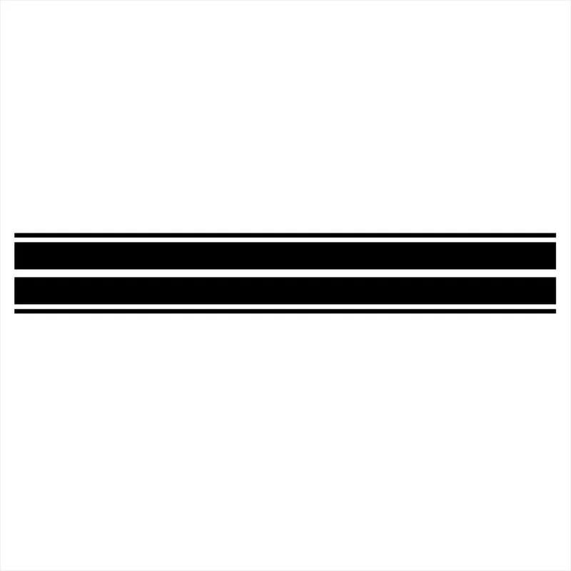 car hood front cover truck accessories 2PCS Fashion sports car fringe pattern car sticker DIY adornment modelling vinyl
