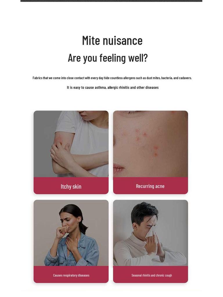 Беспроводной УФ-пылесос для удаления клещей и пыли с кровати