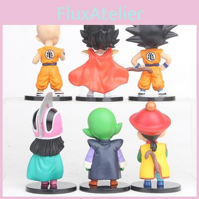 Коллекционные фигурки Dragon Ball, ПВХ-модели, Милый юный Гоку, Криллин, Чи-чи, Сюрприз-бокс, Украшения на приборную панель автомобиля
