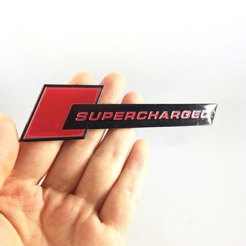 1 X алюминиевый логотип с наддувом, автомобильный значок, наклейка, подходит для всех автомобилей