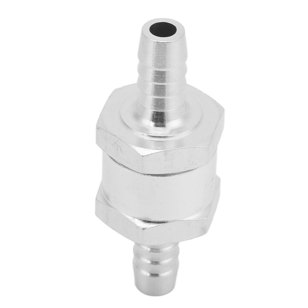 Aluminum Alloy Check Valve Non Return One Way Check Valve Aluminum Alloy Universal for Fuel Gasoline Oil Petrol Diesel Water