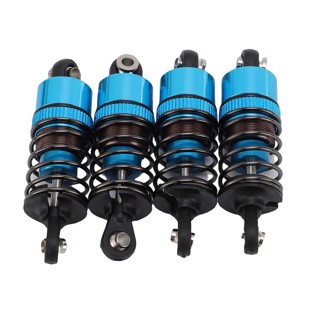 4 Pcs RC Car Shock Absorber 52mm Oil Pressure Damping Aluminum Alloy RC Shock Absorber Damper for 1 10 Model Cars Red