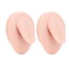 2pcs Silicone Tongue Model Lifelike Soft Human Tongue Model for Piercing Practice Display