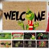 Рождественский Добро пожаловать, Рождественский коврик, нескользящий и моющийся коврик, украшение, дверной коврик, входные коврики