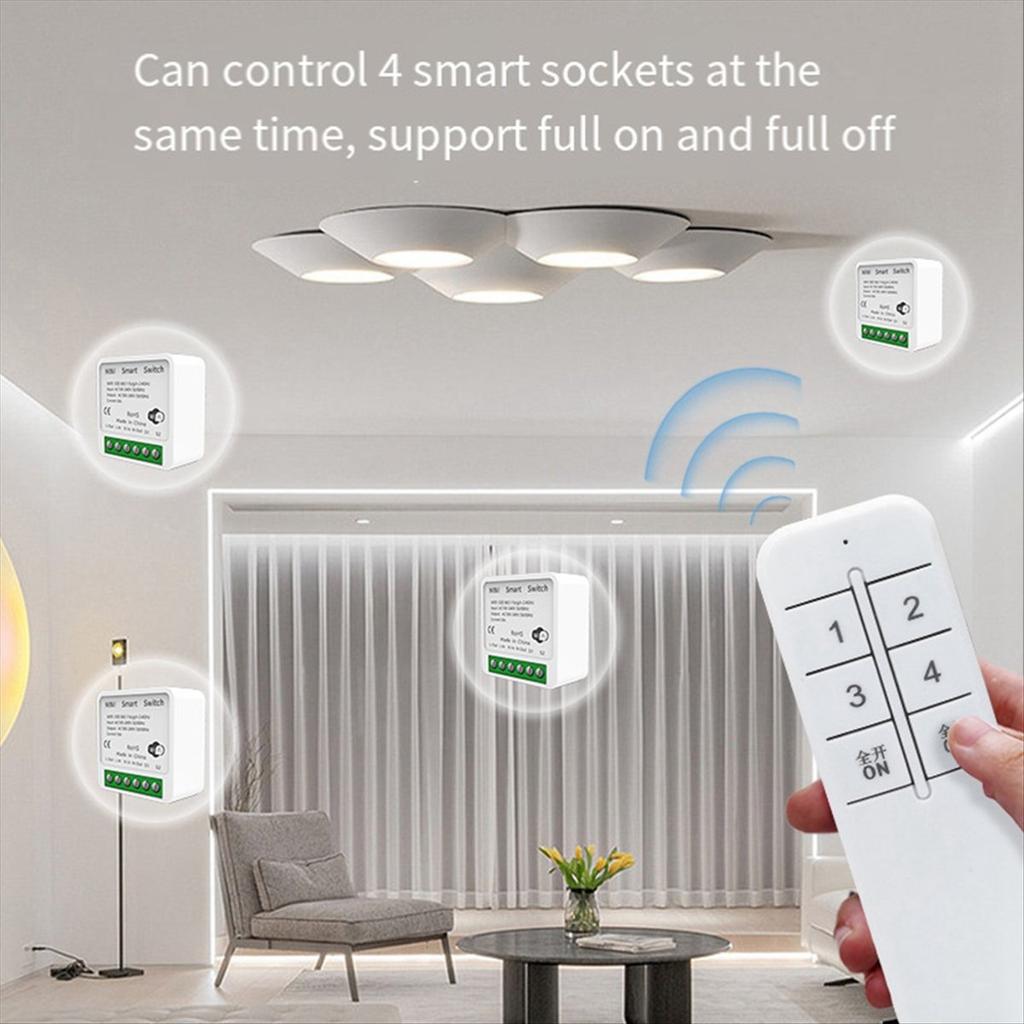 Tuya 16A МИНИ Wi-Fi Переключатель DIY 1-канальный Дистанционное Управление Таймер Реле Автоматизация для Умной Жизни Работа