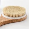 Long Handle Back Scrubber Soft Hair Swine Bristle Bath Brush Durable Bamboo Bath Brush  Home