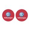 2026 Hot 2Pcs Car Coaster Water Cup Mat Non-Slip Pad For Volkswagen VW Golf Amarok Beetle GTI Magotan T-ROC T-Cross Polo Atlas ID3 Tiguan