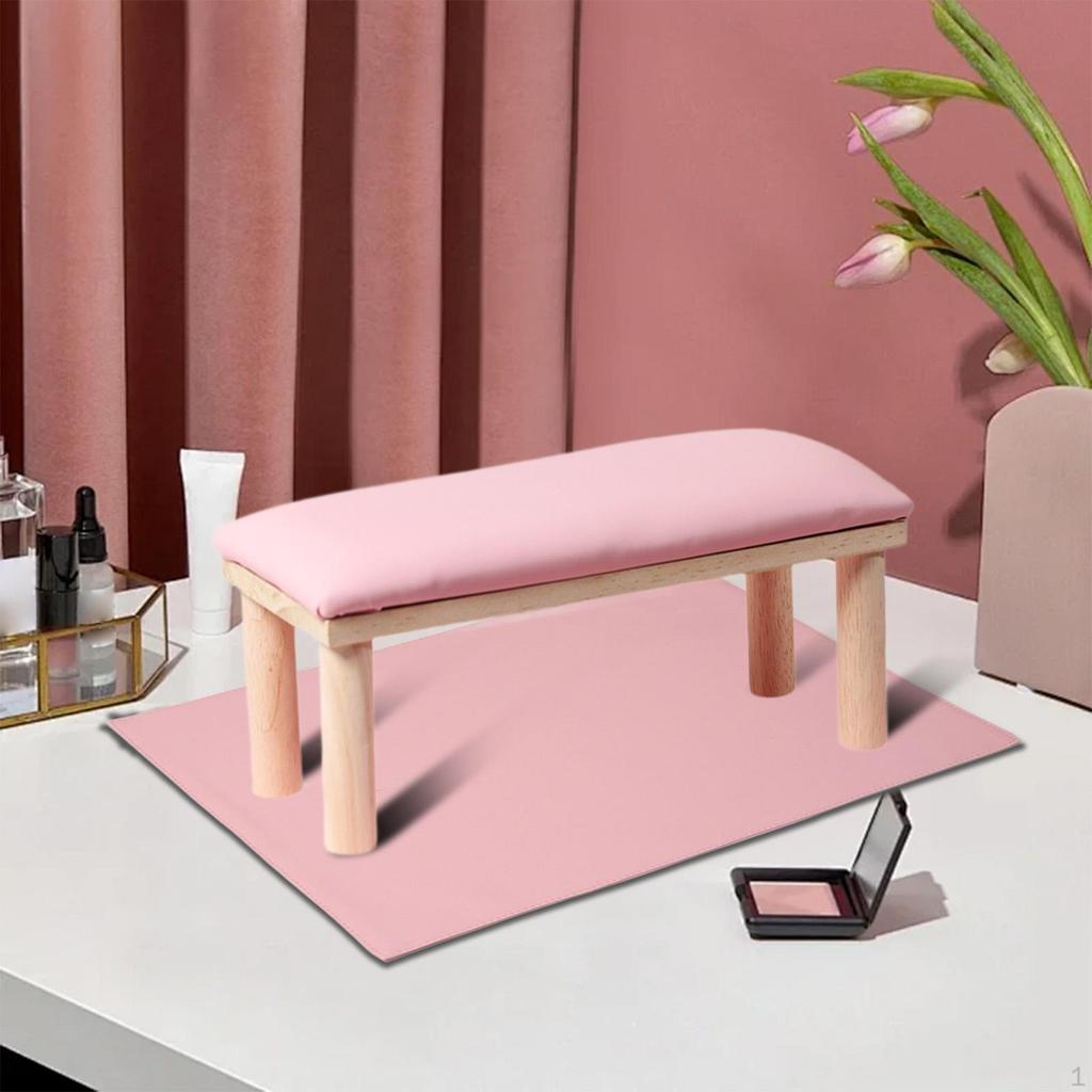 Подлокотник для маникюра Подставка для рук из дерева Подлокотник для маникюрного салона