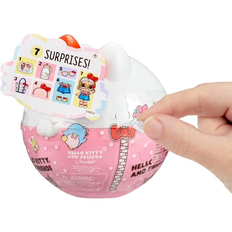 LOL Surprise! Hello Kitty and Friends,7 Surprises—8 Limited-Edition Collectible Dolls,Each Ball Contains a Random Character—For Children Ages 4 and Up