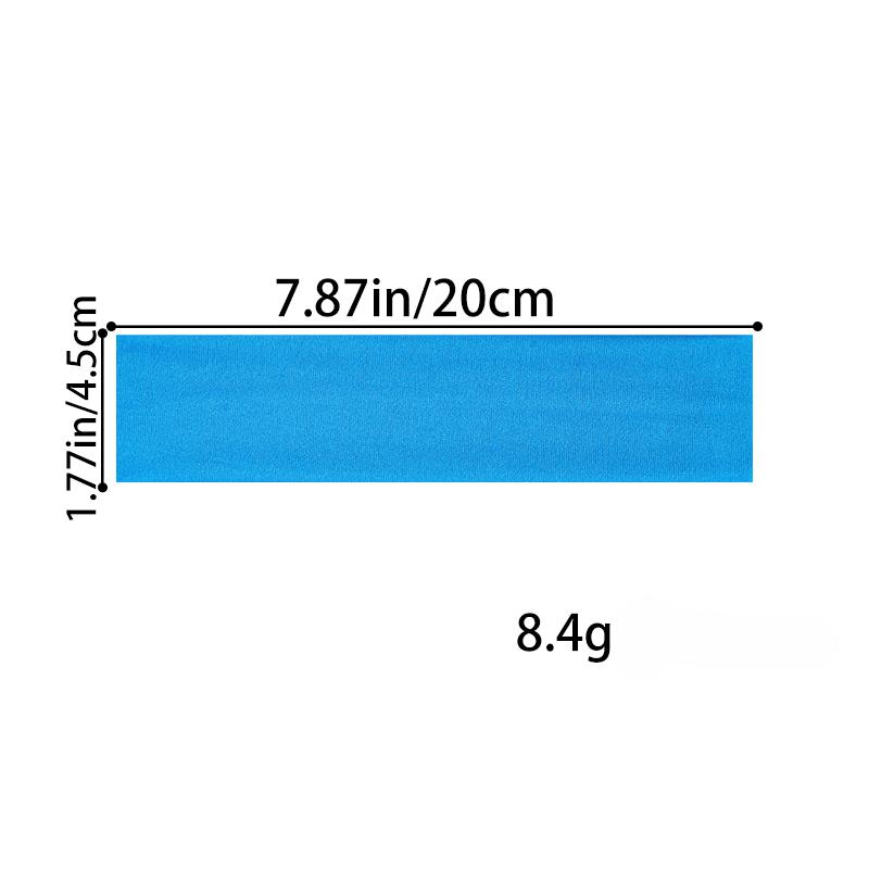 4pcs Outdoor Sports Headband Portable Fitness Hairbands Woman Hair Wrap Brace Elastic Cycling Yoga Running Exercising Sweatband