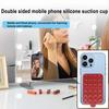 2 упаковки силиконовых чехлов с присоской для крепления телефона, клейкая ручка для фиксации рук на зеркальных гладких поверхностях