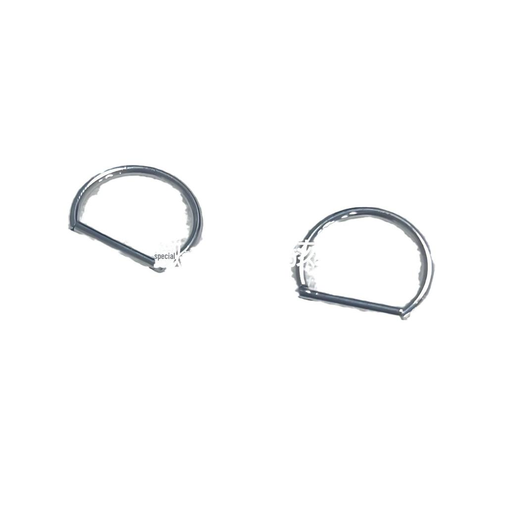 Дитя Сатаны: Удобная бесшовная сережка-гвоздик для губ и ушей с D-образным кольцом для удобства ношения