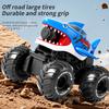 Amphibious RC Car, Remote Control Shark Toy with Water Spray, Gesture Sensing Off Road RC Truck, Water and Land RC