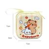 Cartoon Cute Capybara Small Coin Purse Fashion Waterproof Mini Storage Box Portable Wallet Mini Headphone Bag