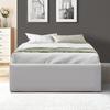 Storage Bed - Loris - 90x190 Cm - Grey - Quick Assembly - 12 MDF Slats