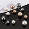3/6/8PCS Adjustable Collar Clip Pearl Brooch Non-Slip Brooches New Safety Pins  Dress Decoration