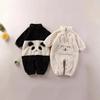 Baby Toddler Warm Onesie Cute Cartoon Pajamas For Home Wear