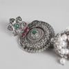 Серьги из оксидированного серебра, ювелирные изделия из серебряного жемчуга, серьги ручной работы, женские модные серьги