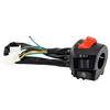 7/8inch Motorcycle Handlebar Switch Control 1 Pair Universal Waterproof Motorcycle Horn Turn Signal Headlight Control Switch