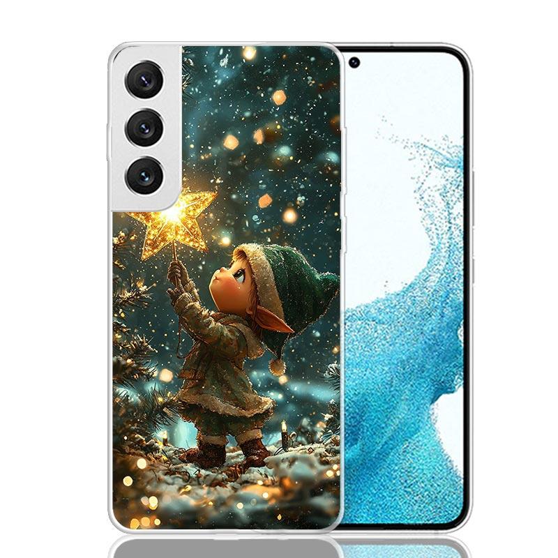 Милый чехол для телефона с изображением эльфийских ангелов для Samsung Galaxy S26 Ultra S23 S24 S25 Edge S20 FE S21 S22 Plus Мягкая печатная оболочка Чехол Fundas