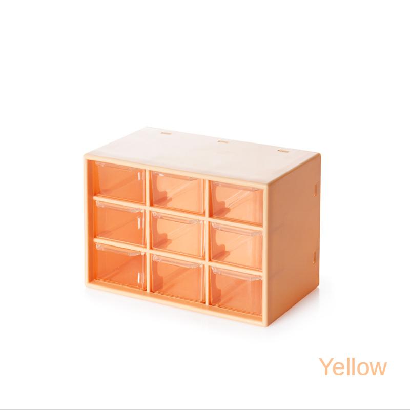 Пластиковый ящик для хранения ювелирных изделий Jiugongge, настольный, для ювелирных изделий, косметики, многослойный, прозрачный, ящик для комода, косметичка