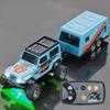 Alloy Remote Control Car Pickup Off-road Vehicle + Trailer Rechargeable Drift Racing Car Children's Car Electric Toy