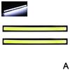 1 шт. 17 см светодиодные DRL водонепроницаемые дневные ходовые огни для вождения 12 В COB светодиодные автомобильные алюминиевые полосы света