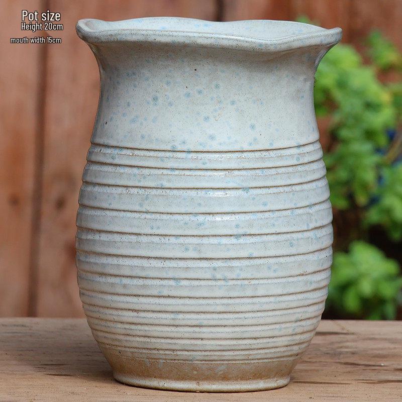 Специальное предложение: Высокий ретро-керамический цветочный горшок для суккулентов или зеленого редиса